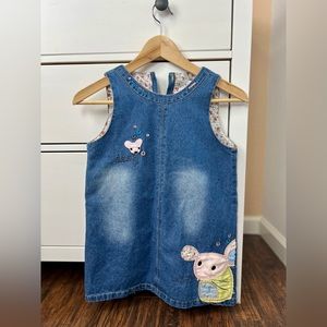 Girl’s denim Mouse Dress